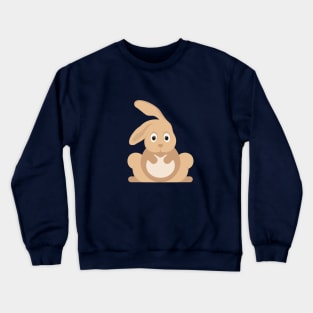 Cute Minimal Rabbit Crewneck Sweatshirt